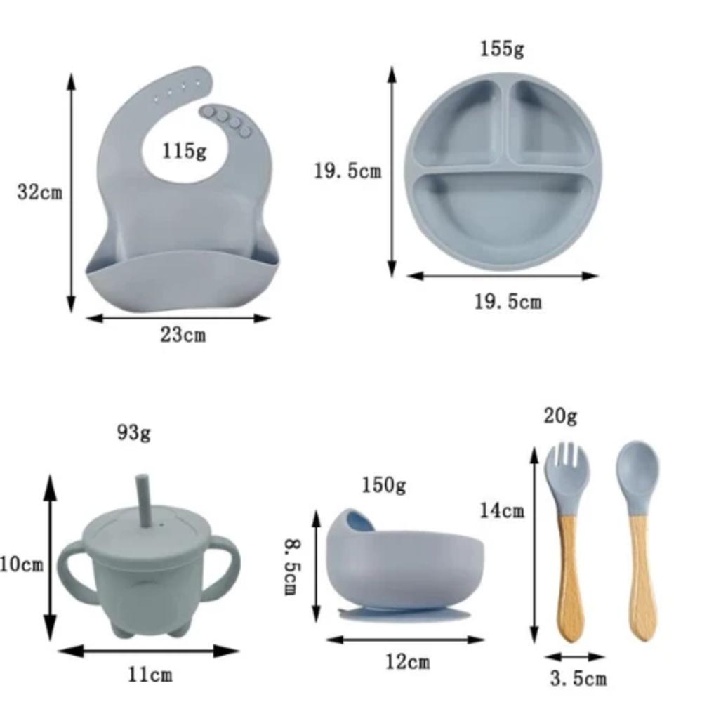 Vajilla De Silicona Para Bebé img #2