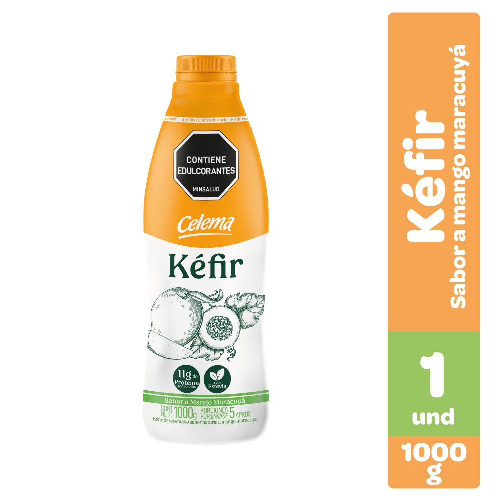 Kefir CELEMA  Mango Maracuyá Con Estevia Bot P (1  gr) img #1