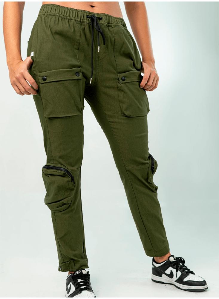 Pantalon Cargo Verde De Dama img #3