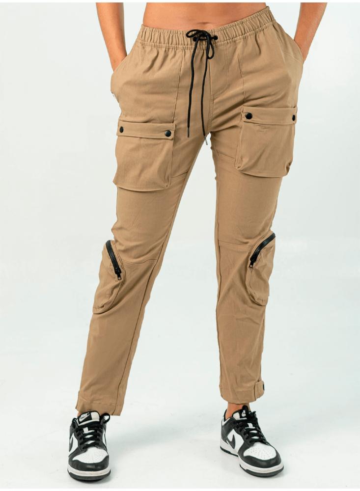 Pantalon Cargo Beige De Dama img #1