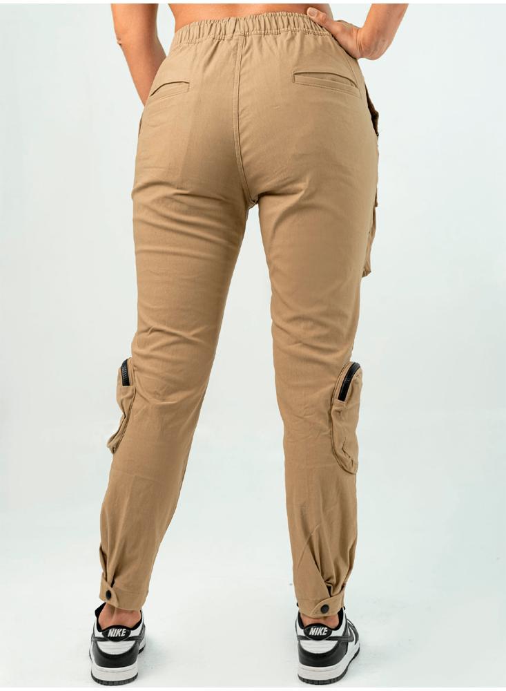 Pantalon Cargo Beige De Dama img #3
