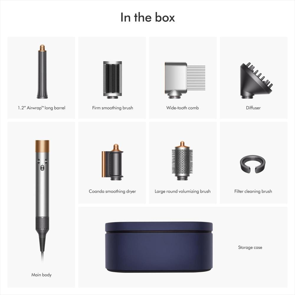 Cepillo Secador Dyson Airwrap Multi Styler Complete Long Diffuse Para Cabello Rizado img #4