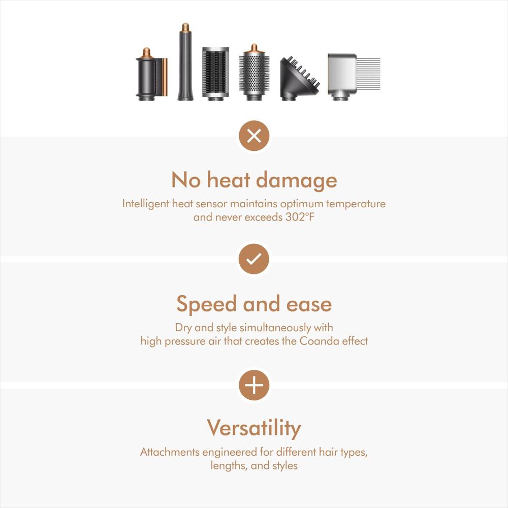 Cepillo Secador Dyson Airwrap Multi Styler Complete Long Diffuse Para Cabello Rizado img #5