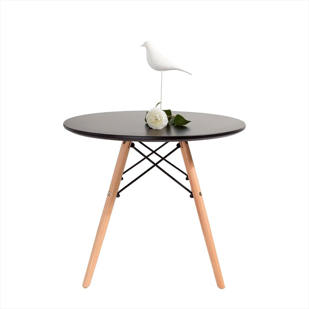 Mesa Eames Redonda 80 Cm Negra img #2