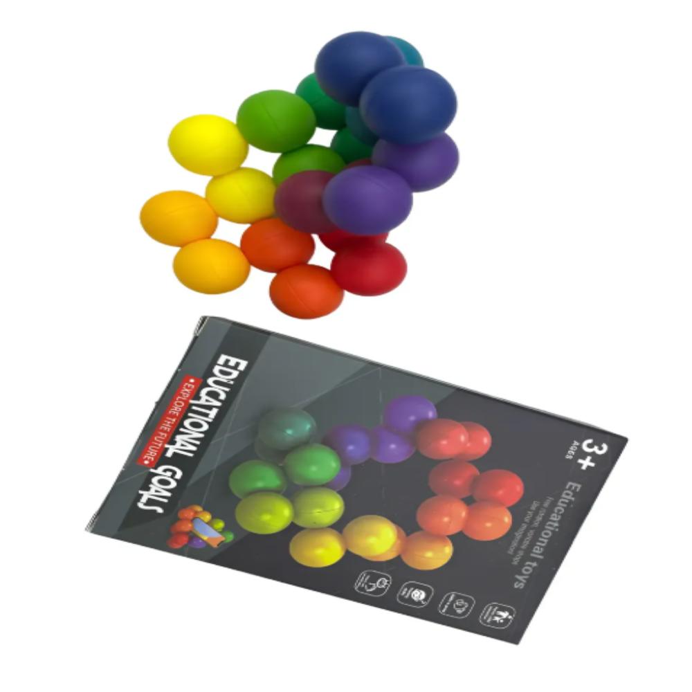 Juguete Sensorial De Bolas Conectables img #1