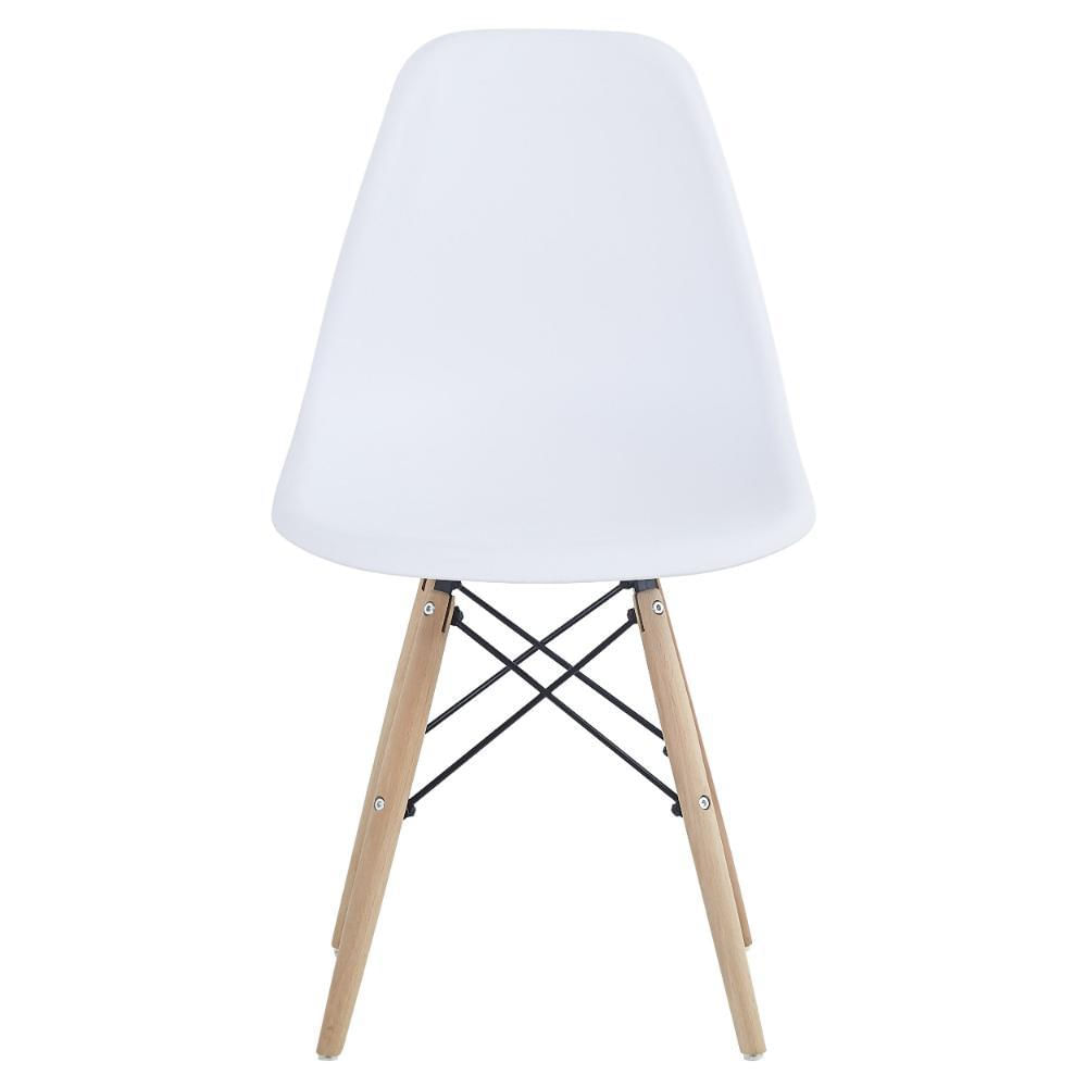 Silla Eames, Color Blanco, Con Patas De Madera img #3