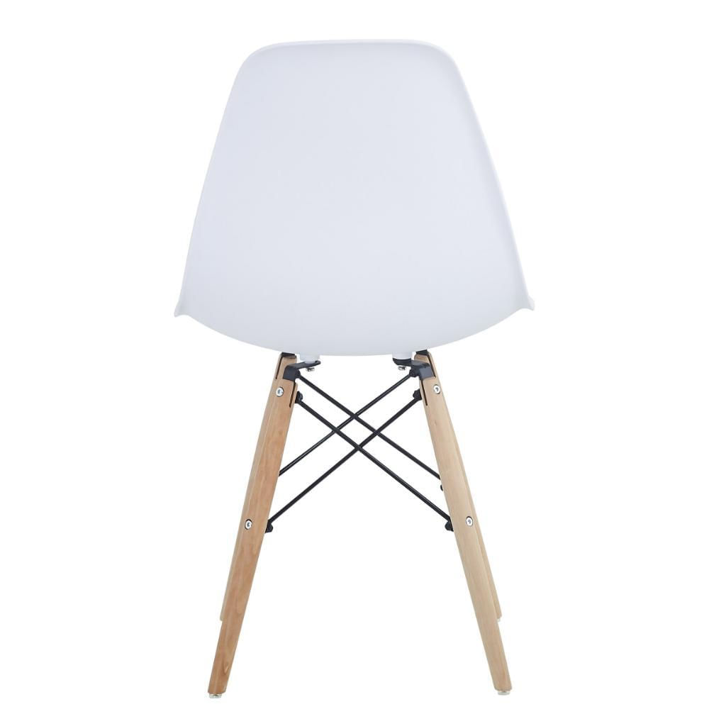 Silla Eames, Color Blanco, Con Patas De Madera img #4