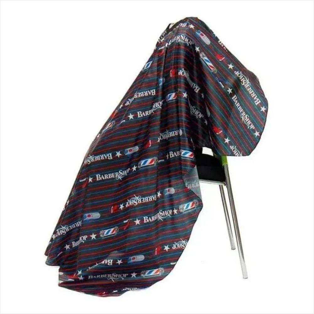 Capa De Barbería Profesional Impermeable Ajustable Estampado img #2