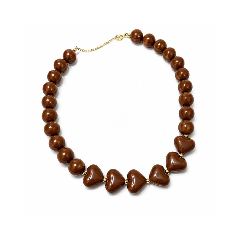 Maxi Collar Bolas De Chicle Ábaco Para Mujer img #1