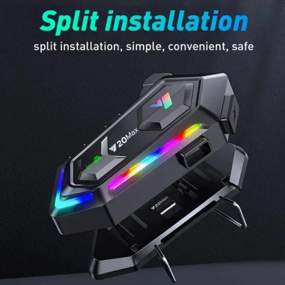 Intercomunicador Para Casco Bluetooth Y20 Max img #4