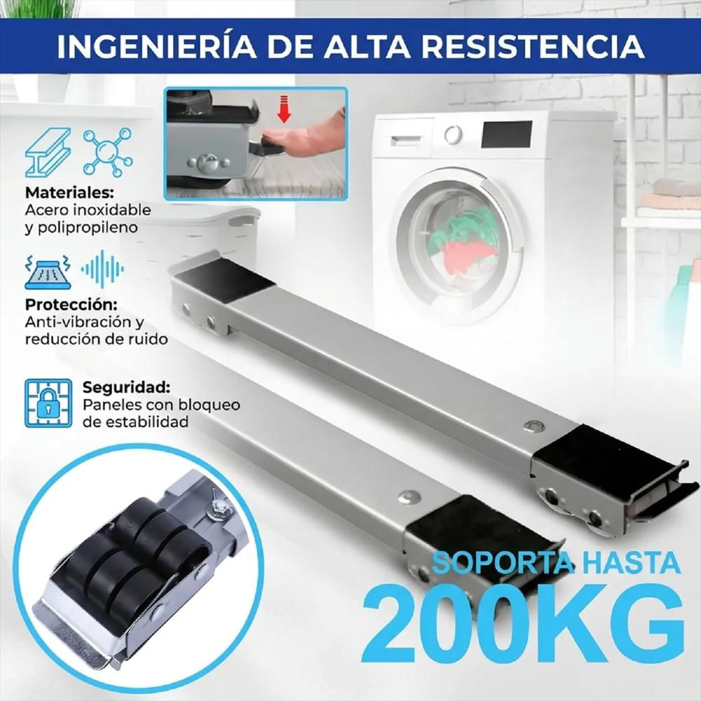 Base Soporte Ajustable Ruedas img #3