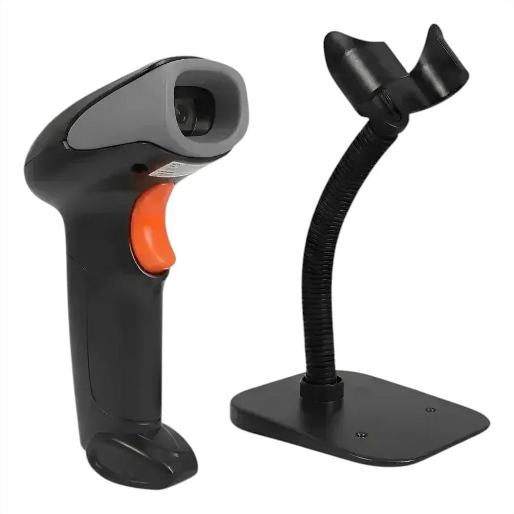Lector Código De Barras 1D/2D Qr Usb Con Soporte Ajustable img #1