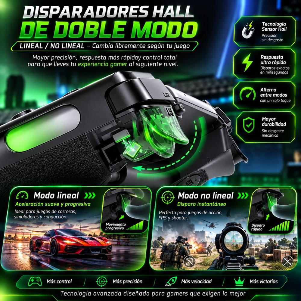 Control Gamer Para Celular Android Ios Tipo C Rgb img #4