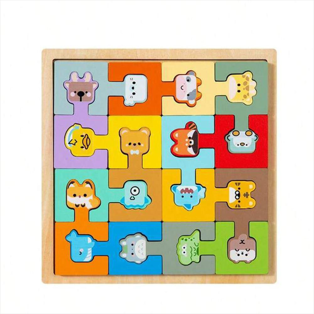 Rompecabezas De Animales En Madera img #1
