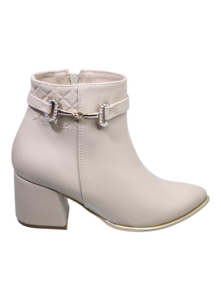 Botines Para Dama Beige img #1