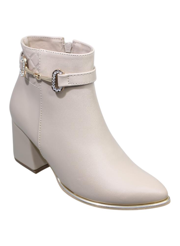 Botines Para Dama Beige img #2