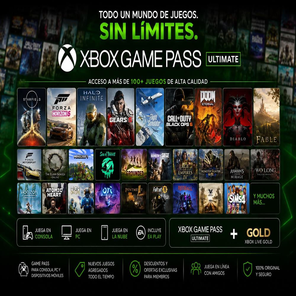 Xbox Game Pass Ultimate 6 Meses img #2