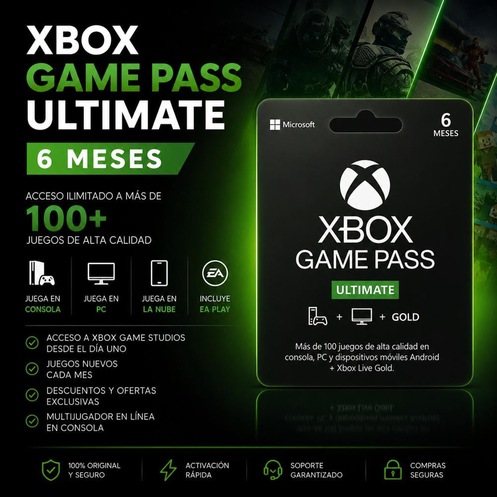 Xbox Game Pass Ultimate 6 Meses img #4