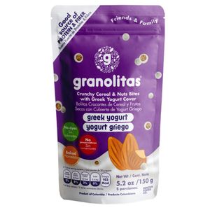 Cereal GRANOLITAS frutos secos y yogurt griego (150 gr)