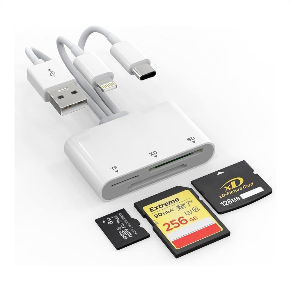 Lector De Sd Para Iphone Usb C Usb A Y Lightning img #1