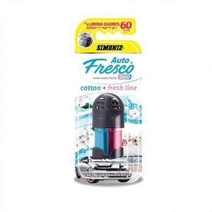 Ambientador Líquido Dúo Auto Fresco Cotton SIMONIZ Fresh Linen 4,5ml Ref. 107884