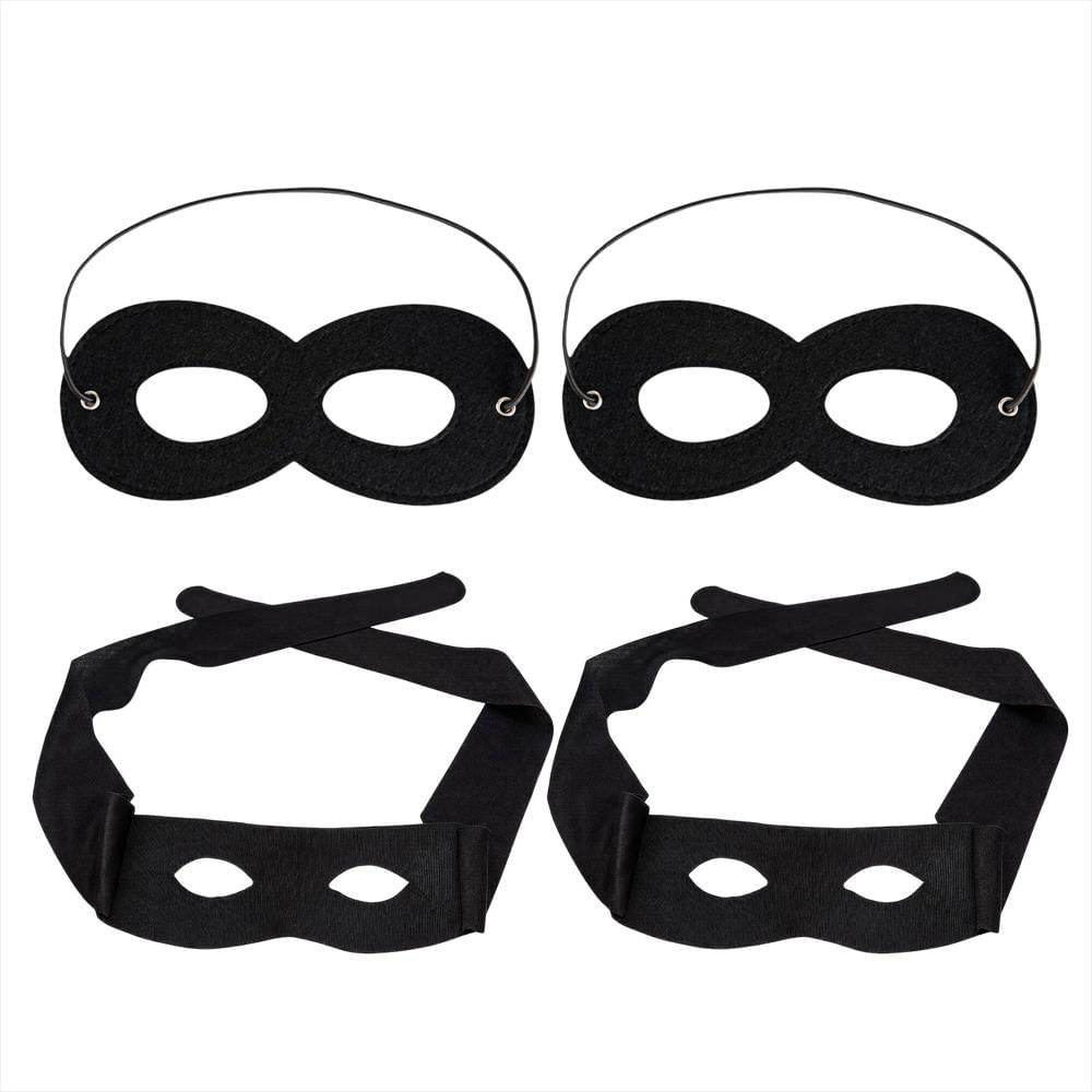 Máscara De Disfraz 4Pcs Robber Felt Set img #1