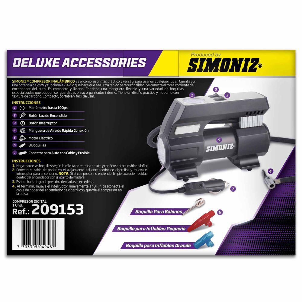Compresor Digital Automatico SIMONIZ 209153 img #3
