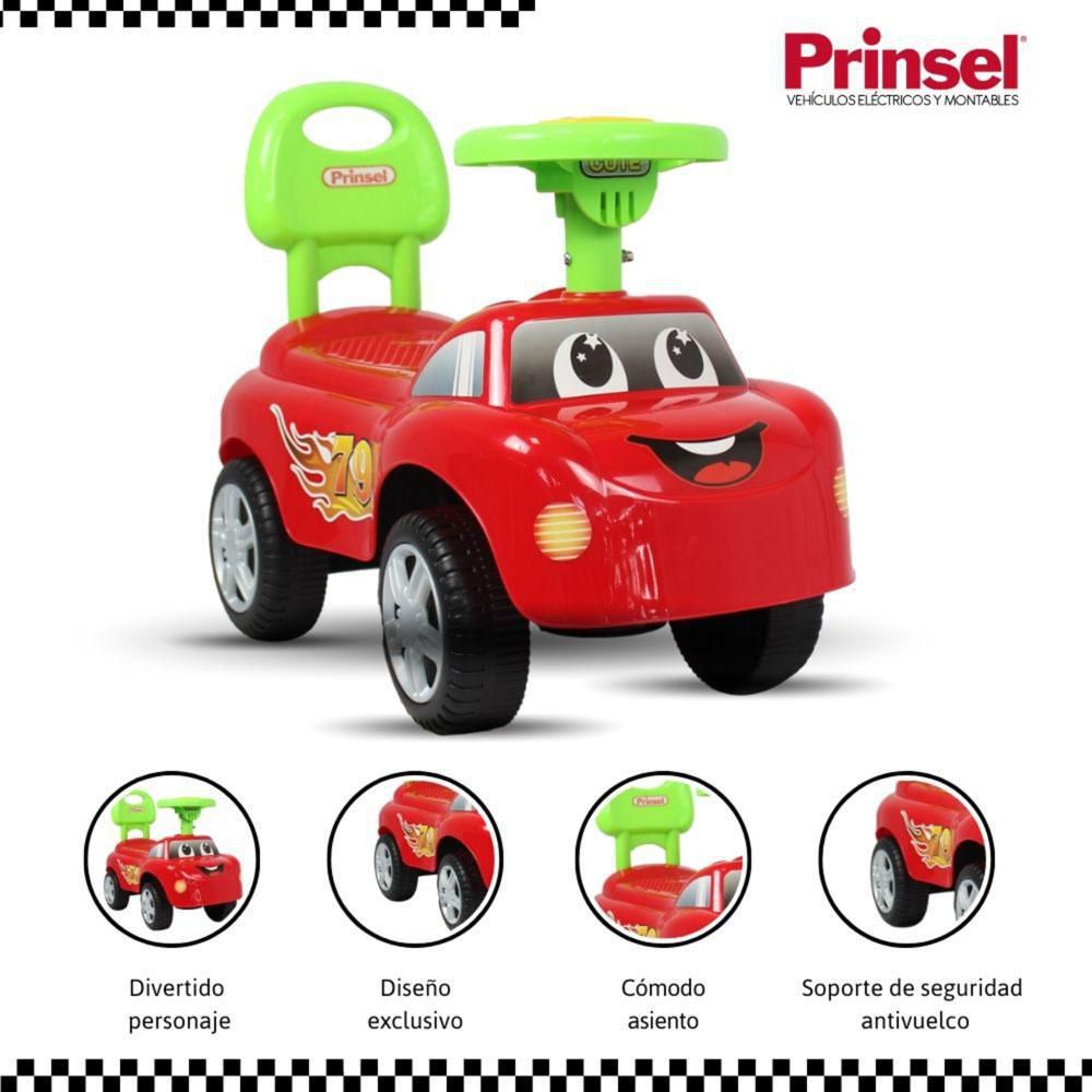 Carro Para Niños Correpasillos Mc Ride Rojo PRINSEL img #1