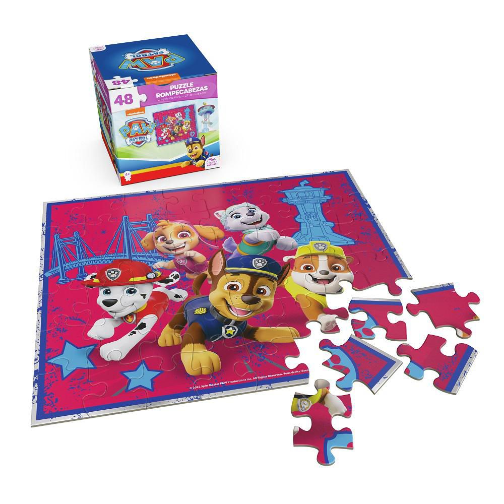 Juego de Mesa Rompecabeza Cubo Paw Patrol 48 Pzs BOING TOYS img #1