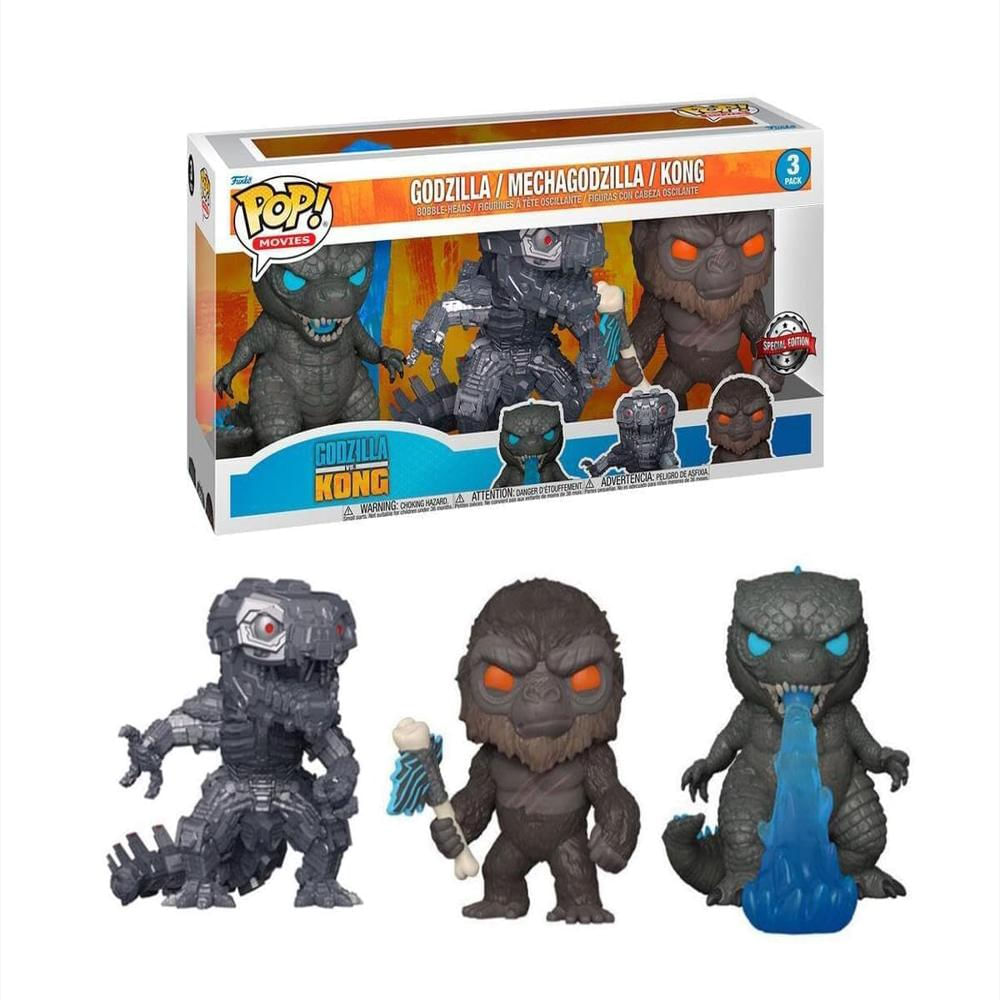 Funko Pop 3 Piezas Godzilla Vs Kong Pack img #2