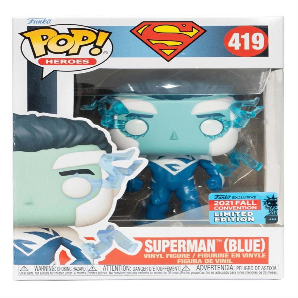 Funko Pop Superman Blue Convención img #3