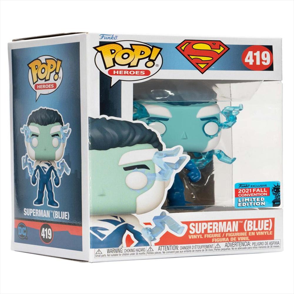 Funko Pop Superman Blue Convención img #4