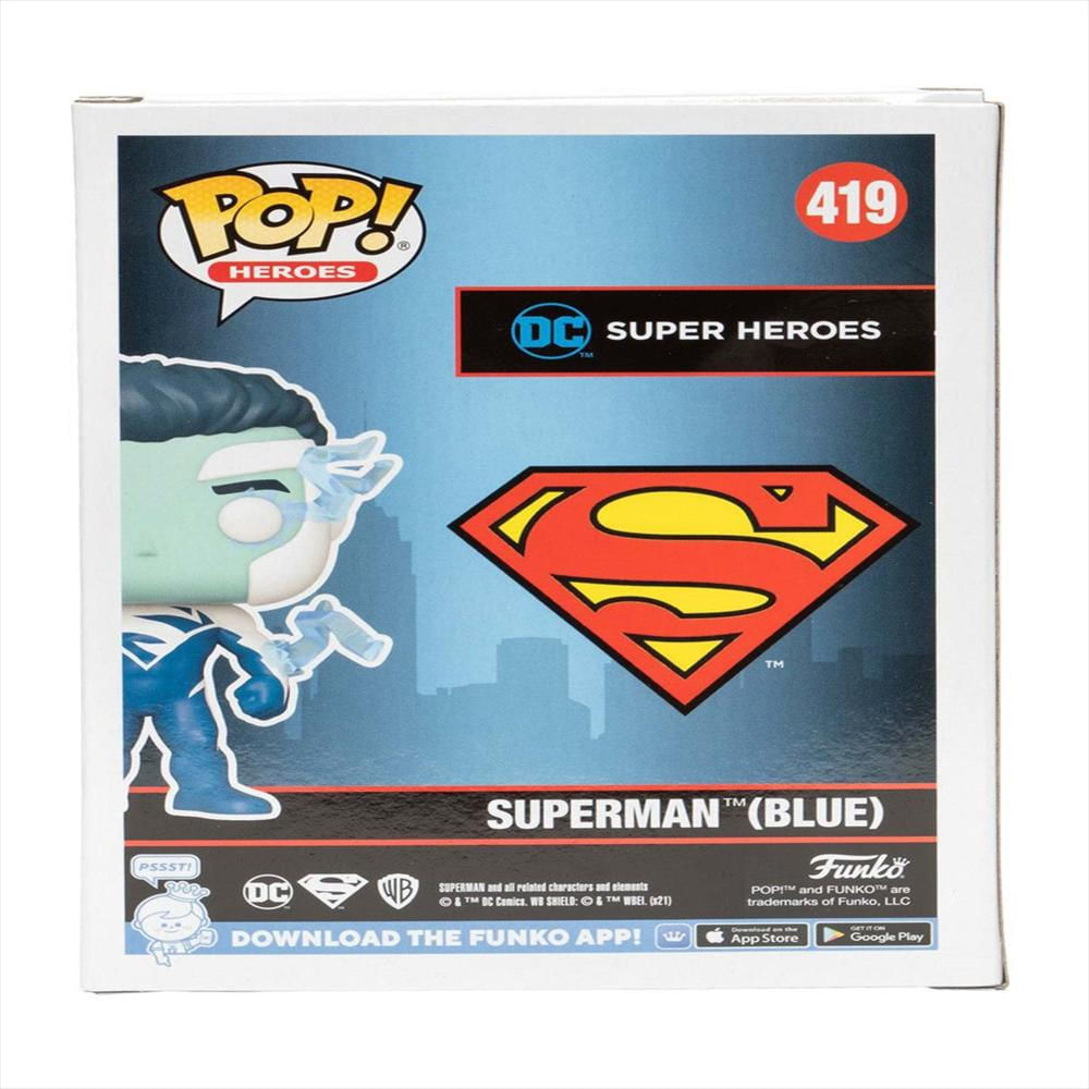 Funko Pop Superman Blue Convención img #5