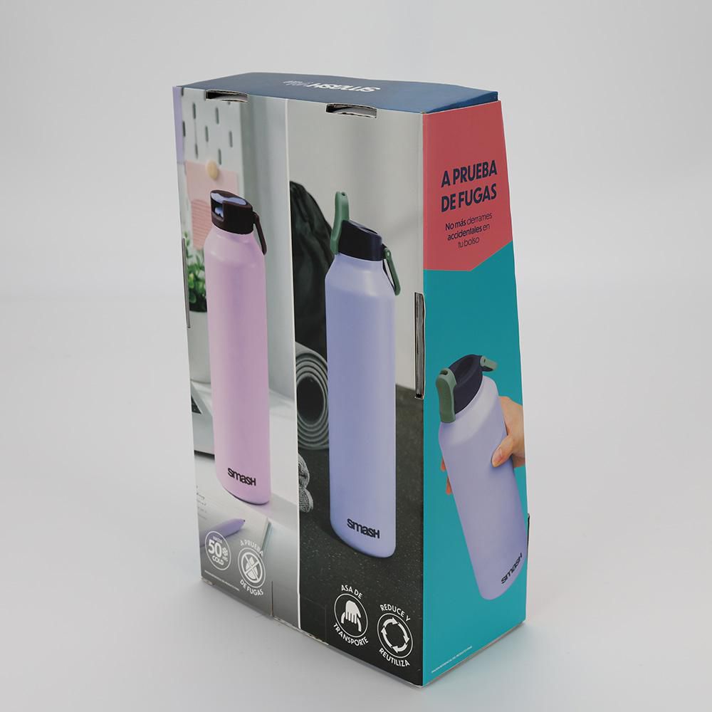 Set x2 Termo Rosa/Morado 700ml SMASH 34589 img #2