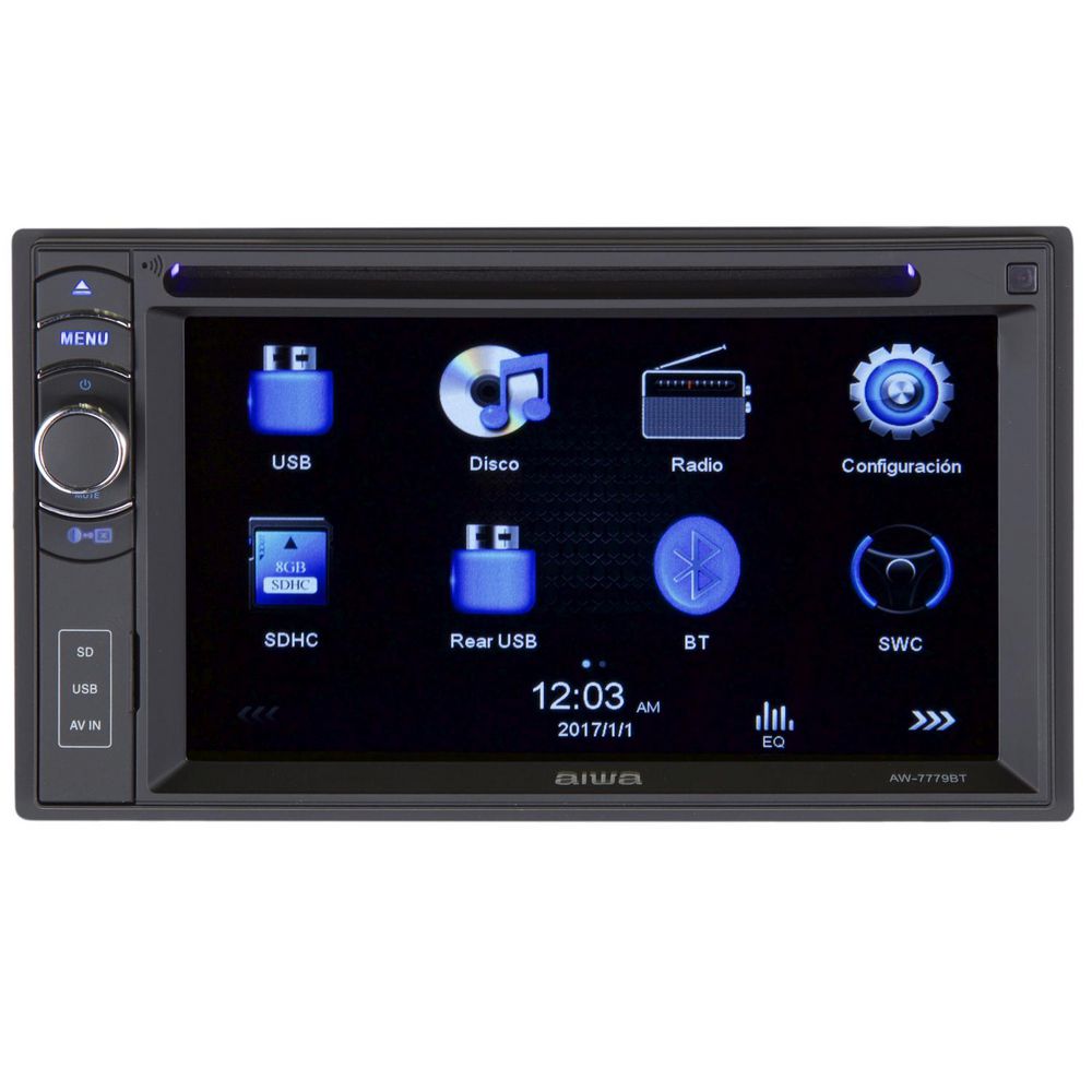 RADIO CARRO PANTALLA MIRRORLIN AW7779BT AIWA img #1