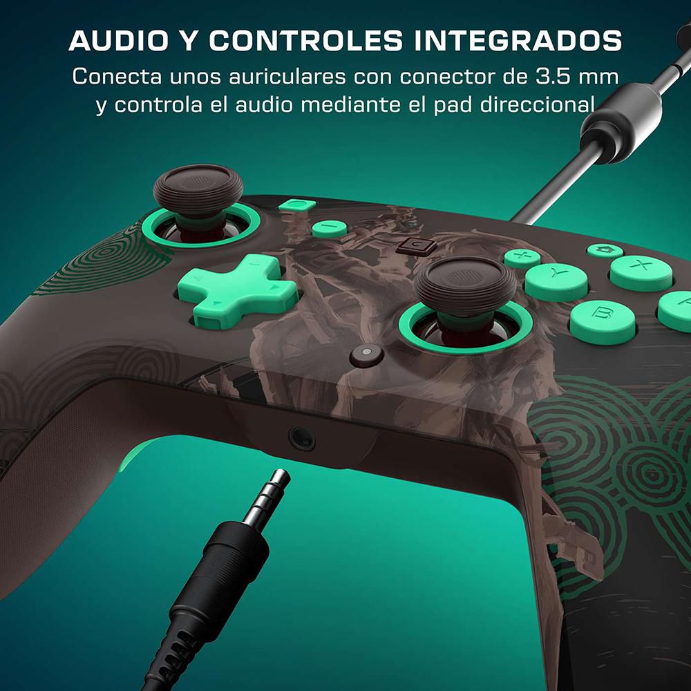 Control Nintendo Switch Rematch Alámbricos Legend Of Zelda Negro  Verde img #5