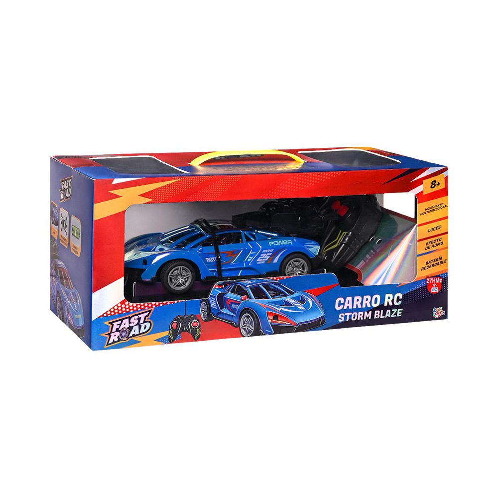 Carro Radio Control TOY LOGIC Storm blue img #1