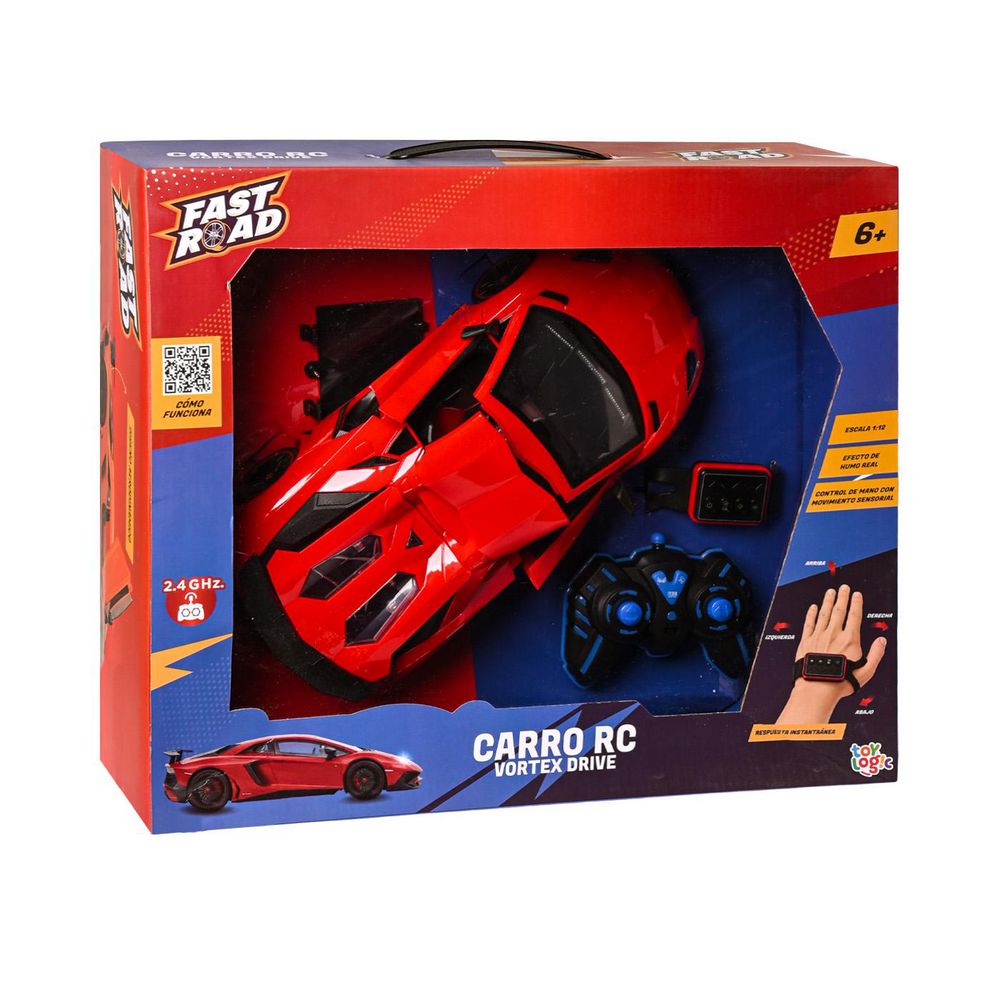 Carro Radio Control TOY LOGIC vortex red img #1