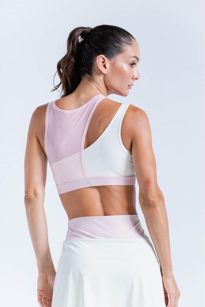 TOP CON MALLA MESH BRONZINI ACTIVE img #3