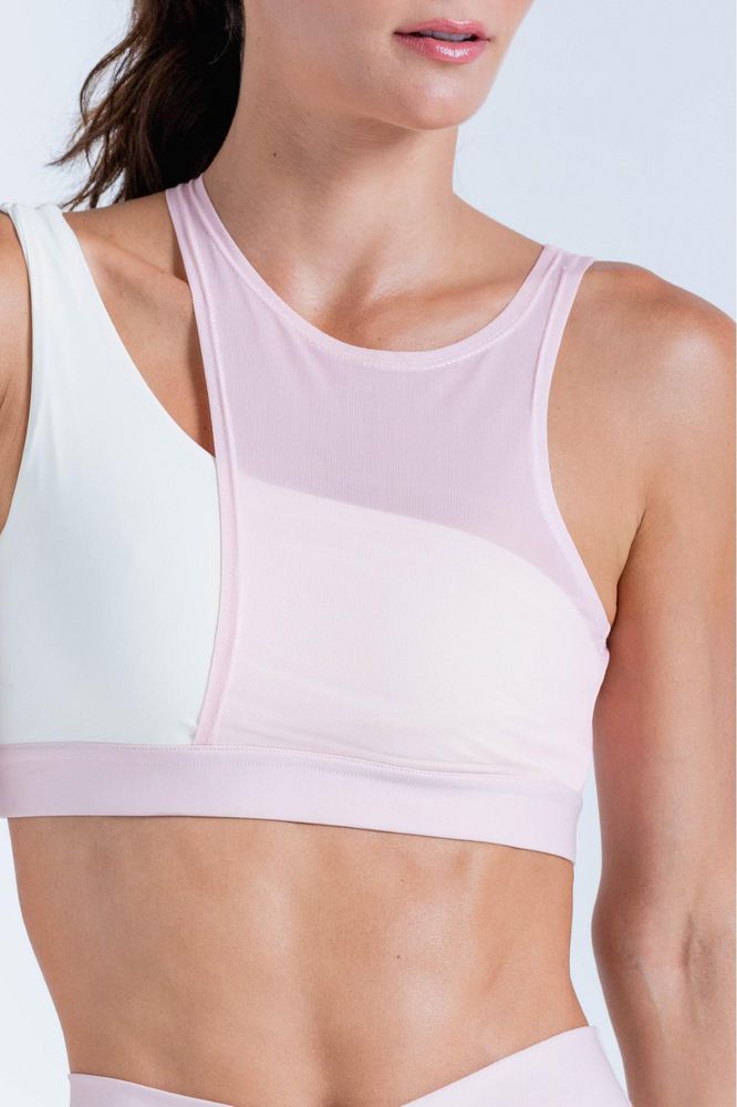 TOP CON MALLA MESH BRONZINI ACTIVE img #5