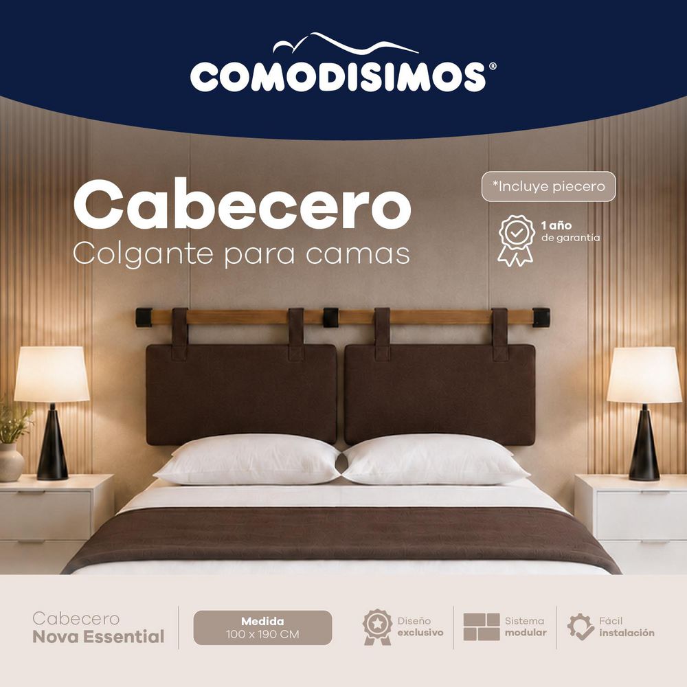 CABECERO ESSENTIAL CAFE 100 COMODISIMOS ECEFC100 img #1