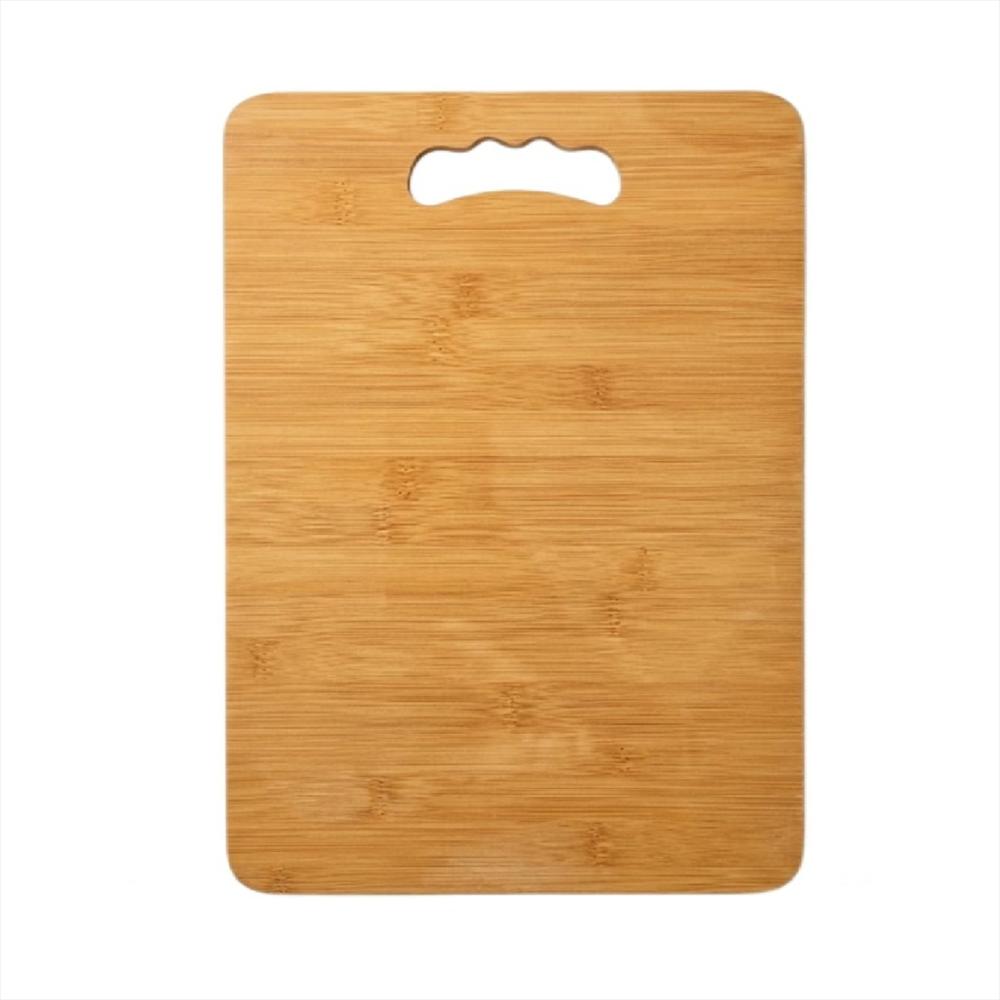 Tabla De Bambú Para Picar Con Mango Ergonómico Integrado img #1