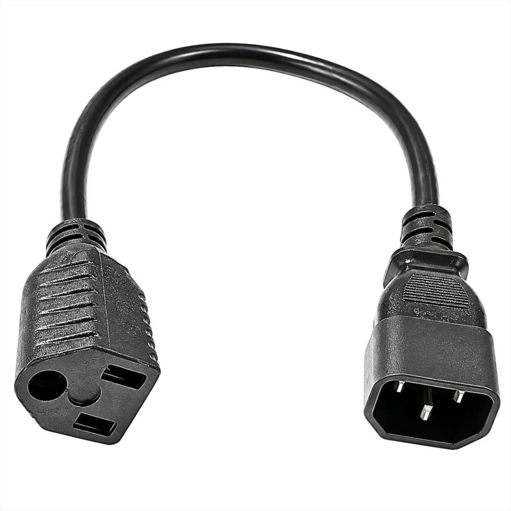 Cable Adaptador De Poder Coca A Nema 5 15 30 Cm img #1