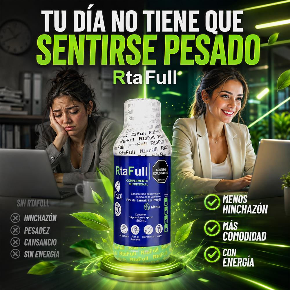 Rtafull Bebida Concentrada Te Verde Menta 500Ml Obsequio img #2