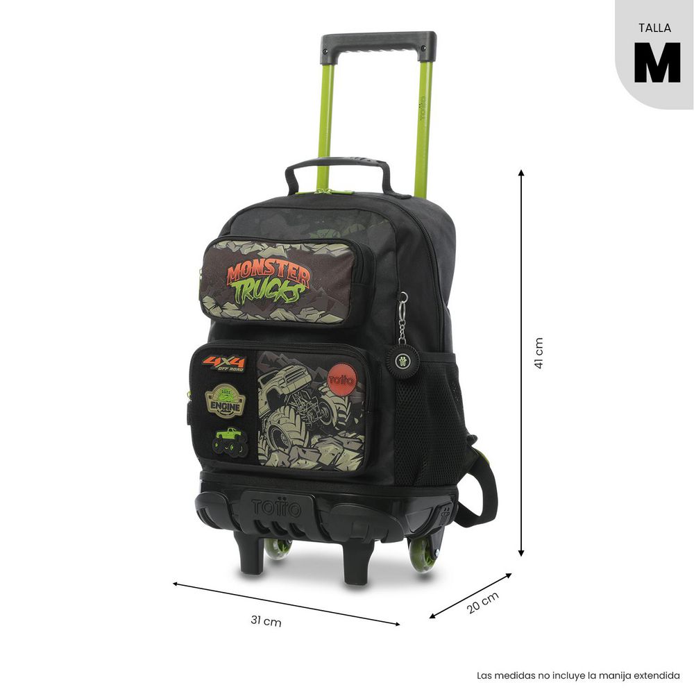 MORRAL RUEDAS MEDIANO TEMATICO CORREAS AJUSTABLES TOTTO img #1