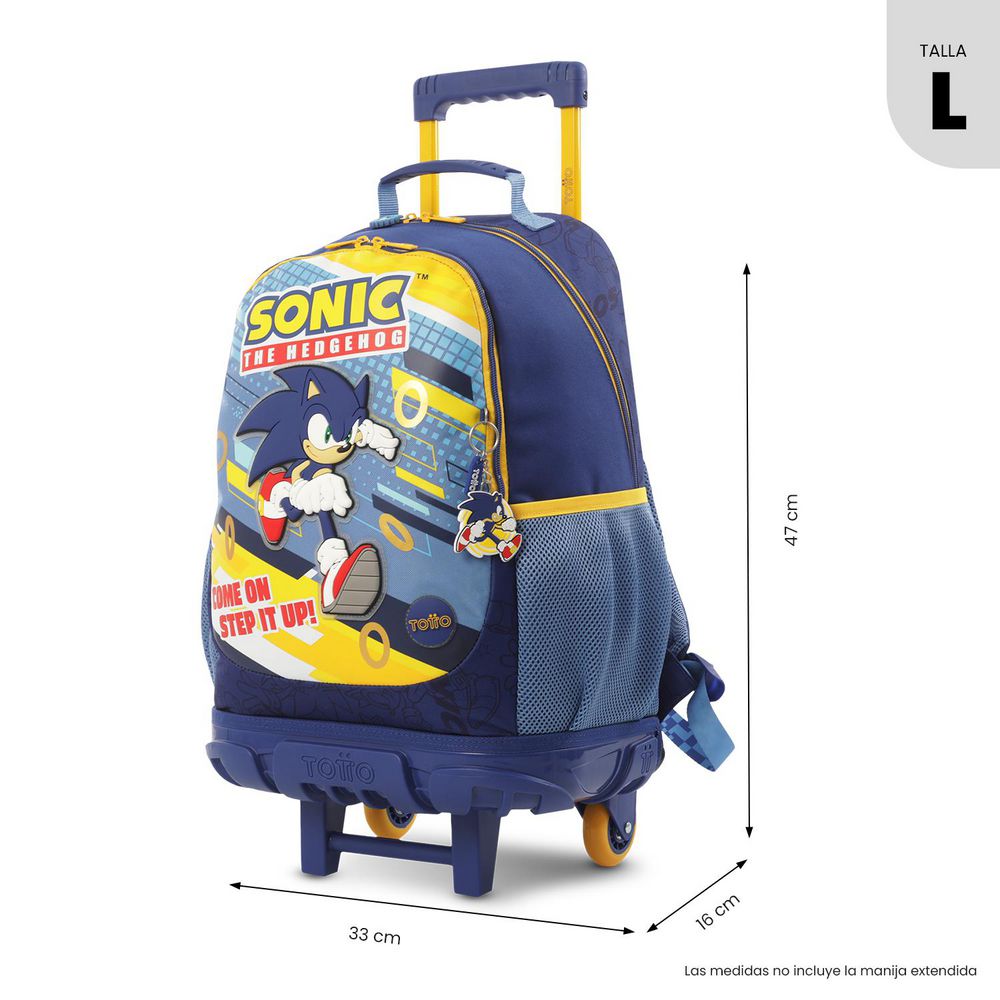 MORRAL RUEDAS GRANDE PERSONAJES CORREAS AJUST TOTTO img #1