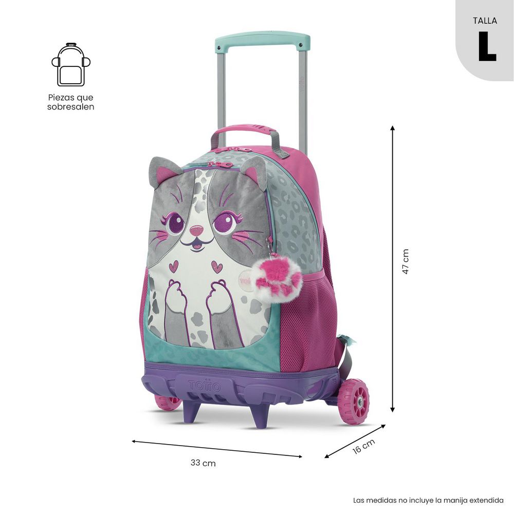 MORRAL RUEDAS GRANDE PERSONAJES CORREAS AJUST TOTTO img #1