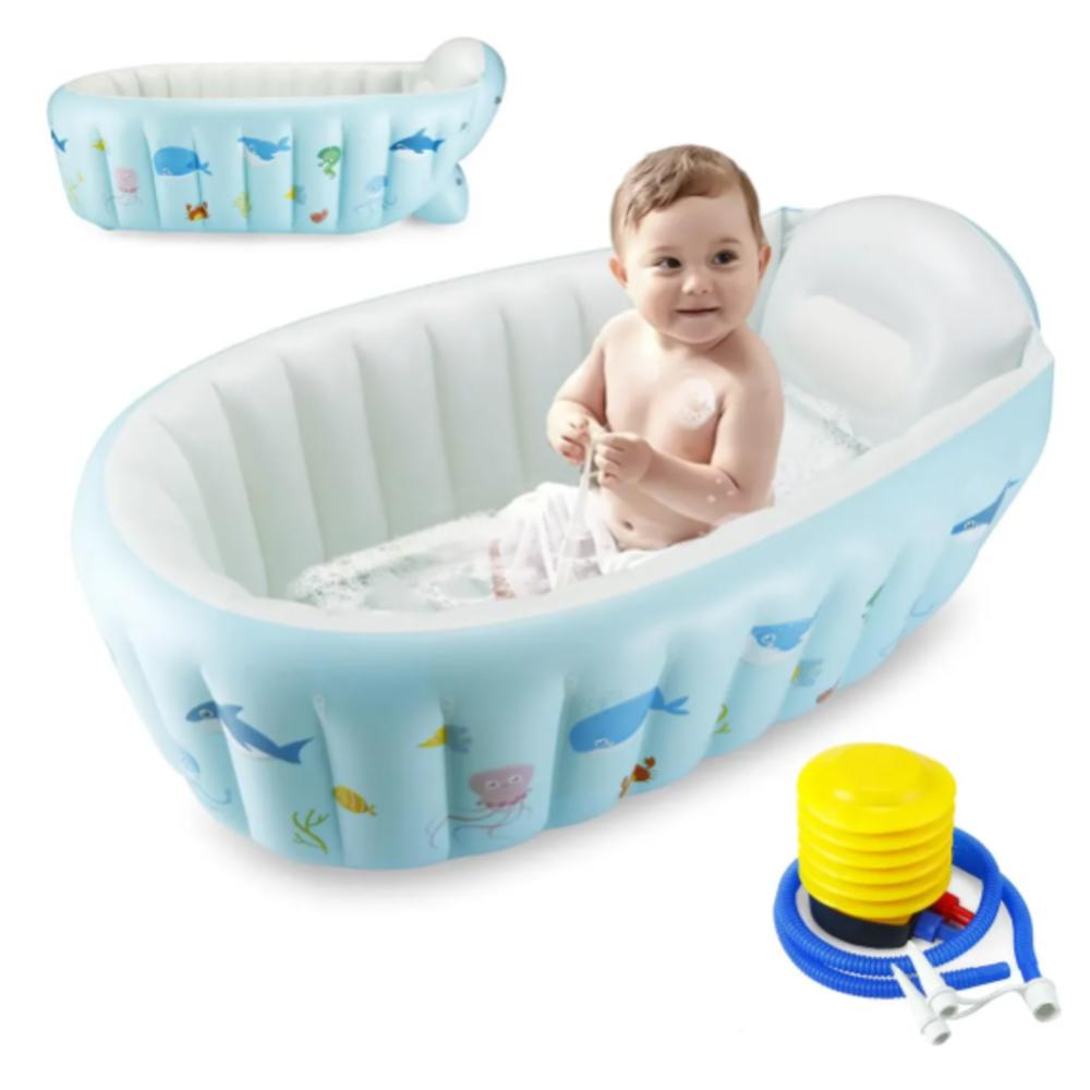 Bañera Bebé Inflable Con Diseños img #1