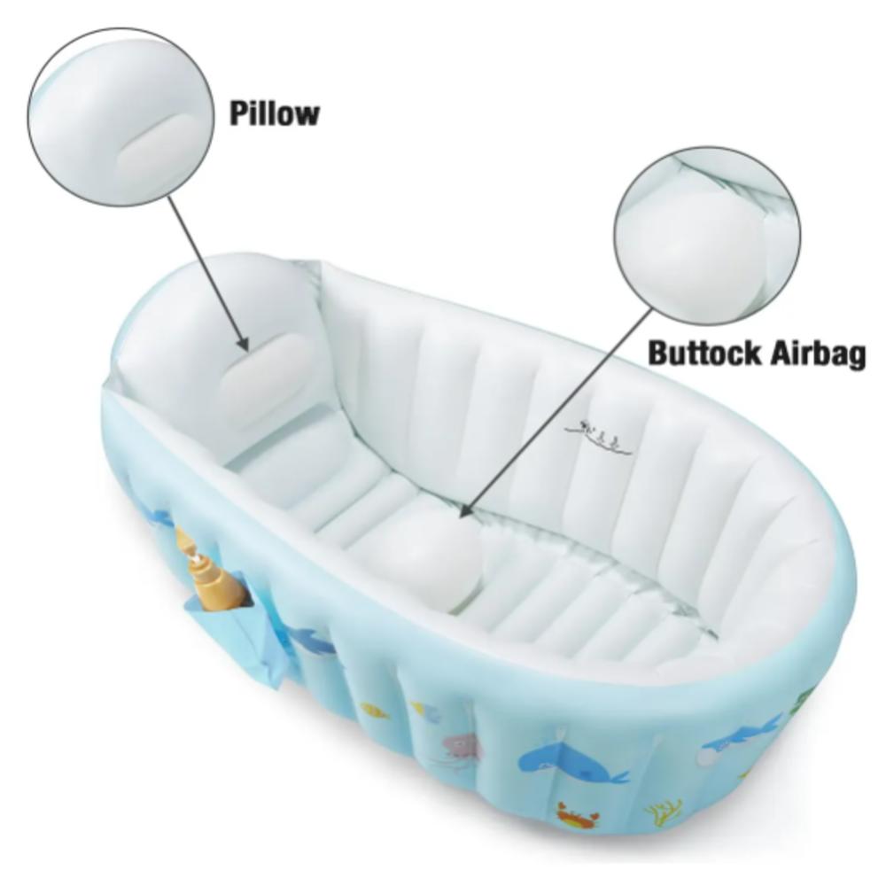 Bañera Bebé Inflable Con Diseños img #5