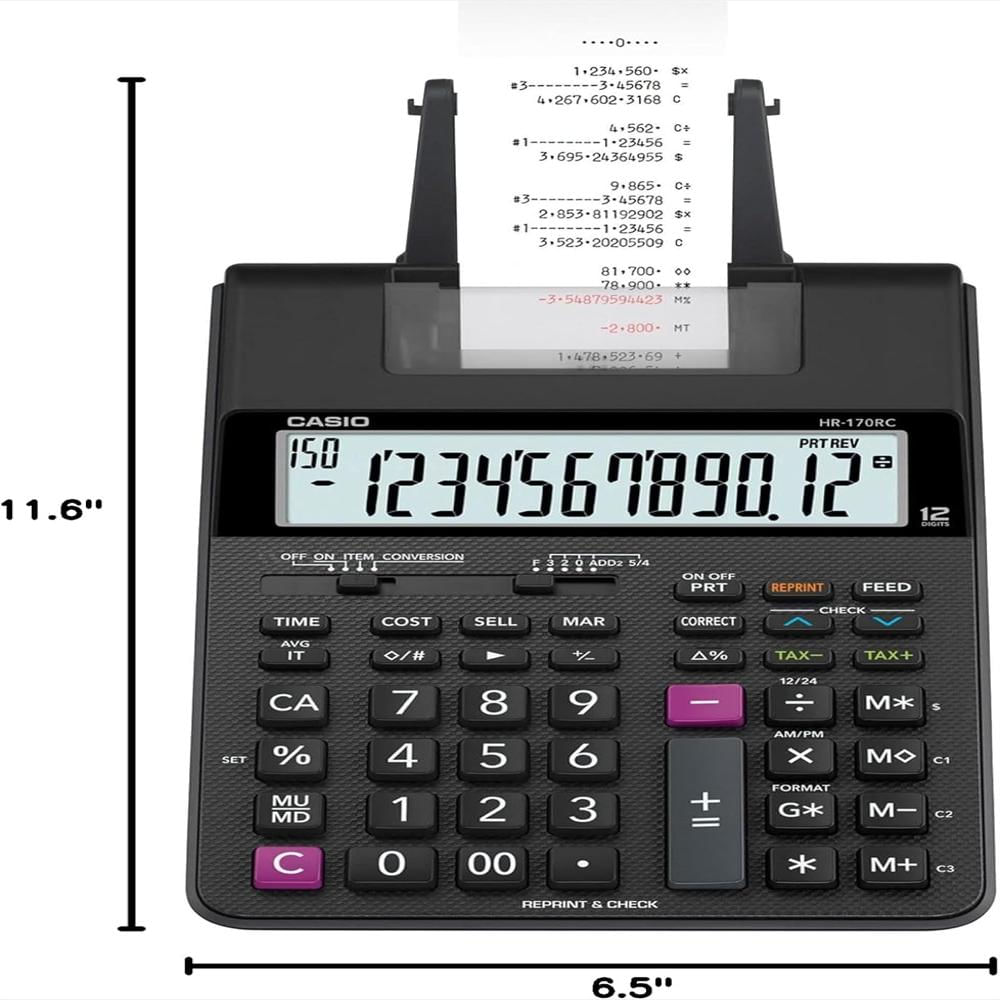 Calculadora De Rollo Casio Hr170rc img #4